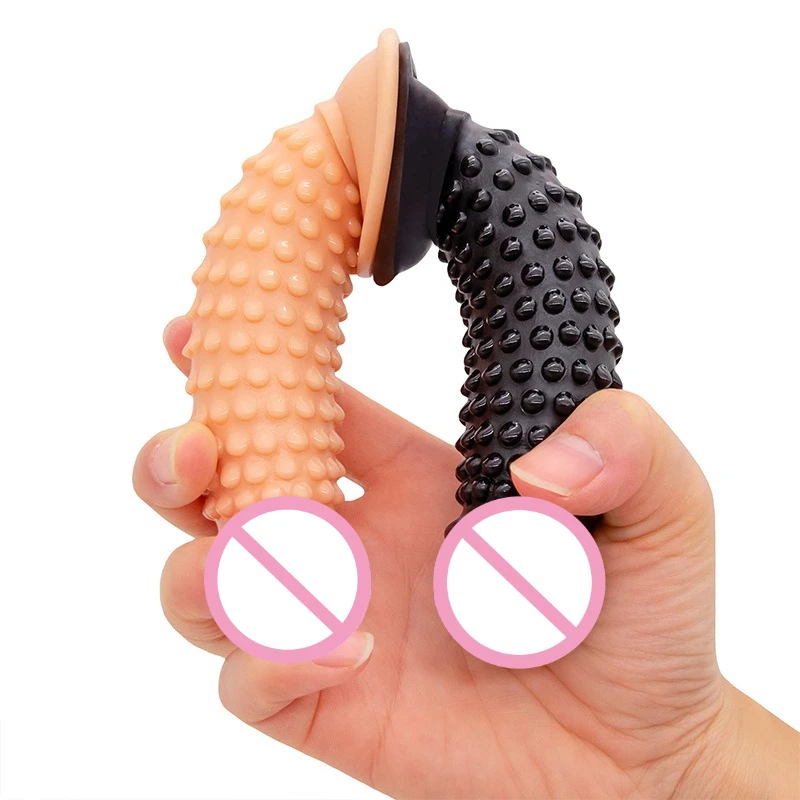 Small Dick Bumps Barbed Simulation Dildo Mini Anal Plug Dilation Gay Butt Dilator Vaginal Massage Adult Sex Toy Backyard Stick