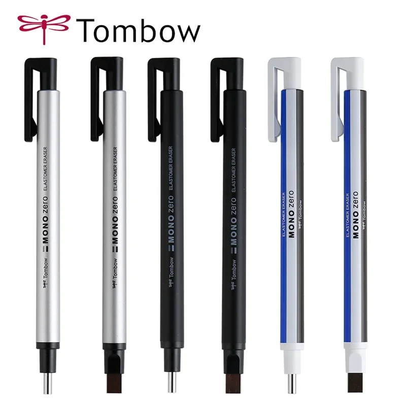 Tombow-Gomme mécanique en caoutchouc mono zéro, stylo illable quotidien, type de presse, croquis, dessin, ration tion, gommes pour enfants, fournitures d'art