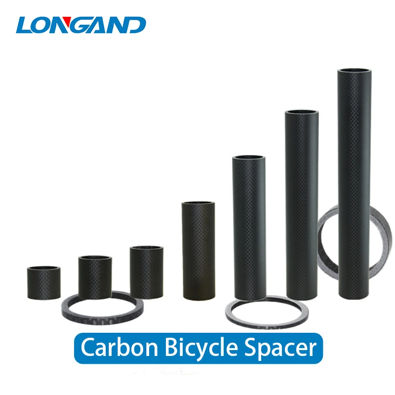 1-1/8 Zoll (28,6 mm) Carbonfaser-Fahrrad-Steuersatz-Unterlegscheibe – Abstandshalter für Fahrradgabelrohr, Lenkervorbau-Teile