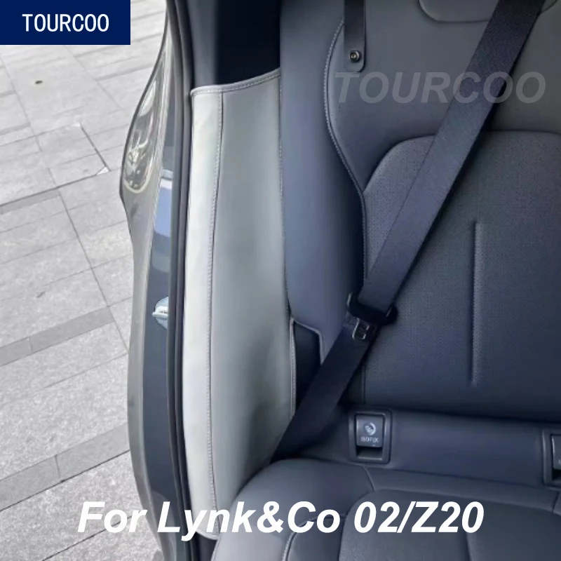 

For Lynk&Co 02/Z20 Rear Seat Side Protective Cover Mat Interior Anti-dirty Anti-scratched Cover Mat