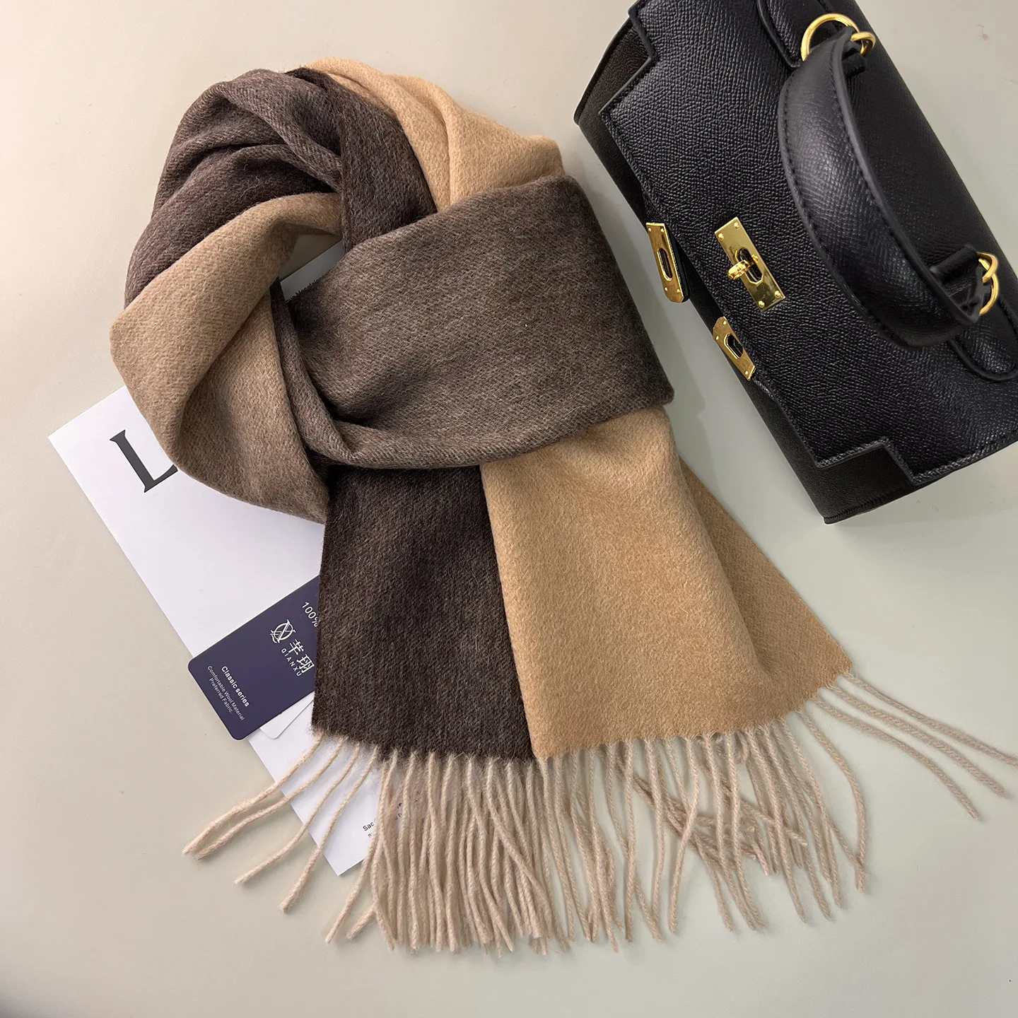 

Зимний шарф, шарф из 100% шерсти, хит продаж, однотонный шарф, мужской и женский универсальный теплый и морозостойкий универсальный шарф