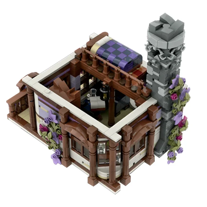 เกม Street View รุ่น Moc อาคารอิฐ Magical Potion House เทคโนโลยี Modular Blocks ของขวัญของเล่นคริสต์มาส DIY ชุดประกอบ