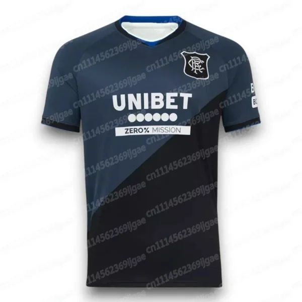 Glasgow Rangers Schottland 2026 Bestseller Rangers Fußballtrikot Sommer-Sport-Oversize-T-Shirt Schnelltrocknend Familienoutfit – Detail 6