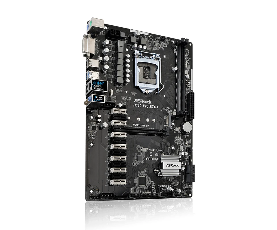 Used For H110 PRO BTC+ Motherboard Supports 6/7th Generation
