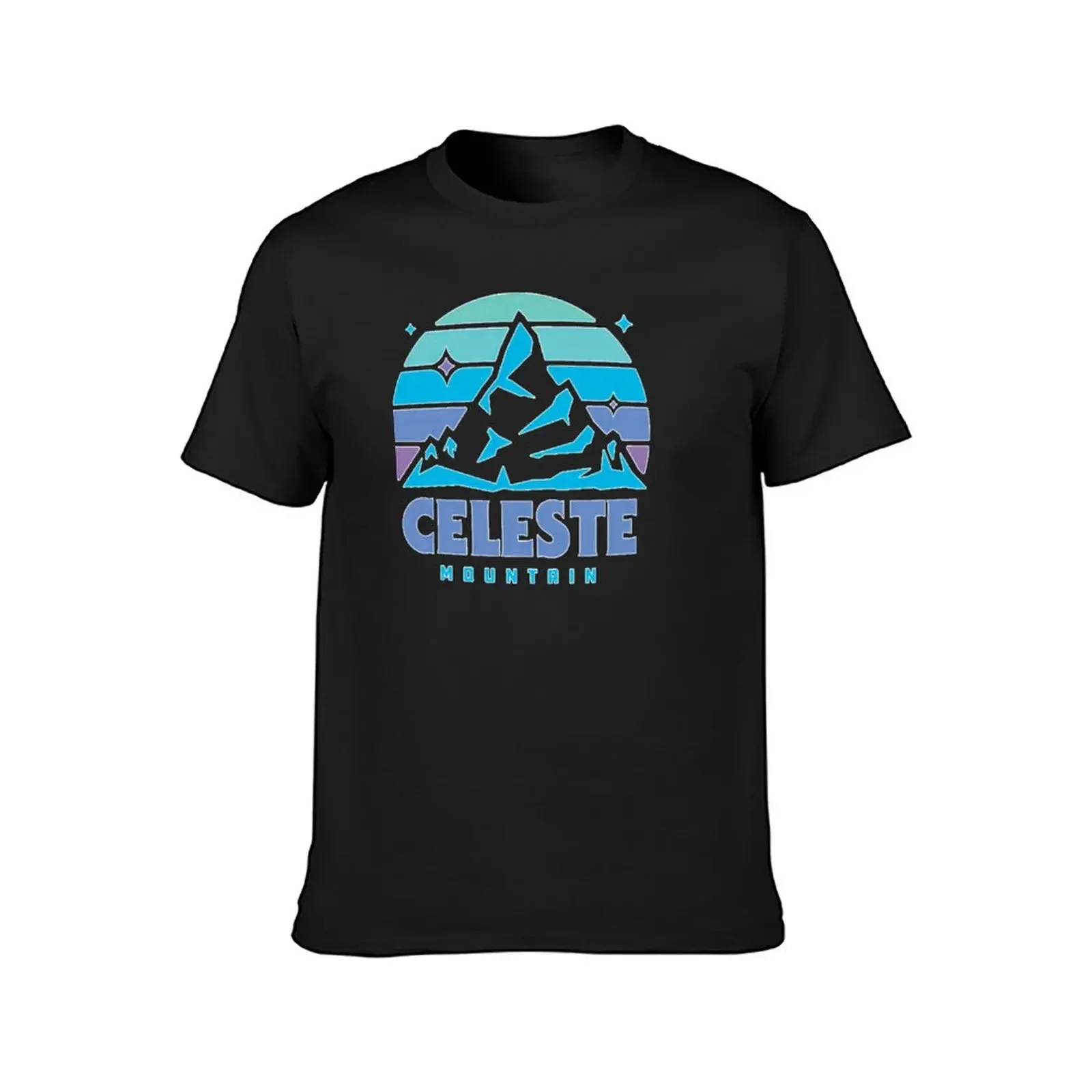 Celeste Mountain T-Shirt hippie clothes sweat anime clothes blue archive t shirts for men