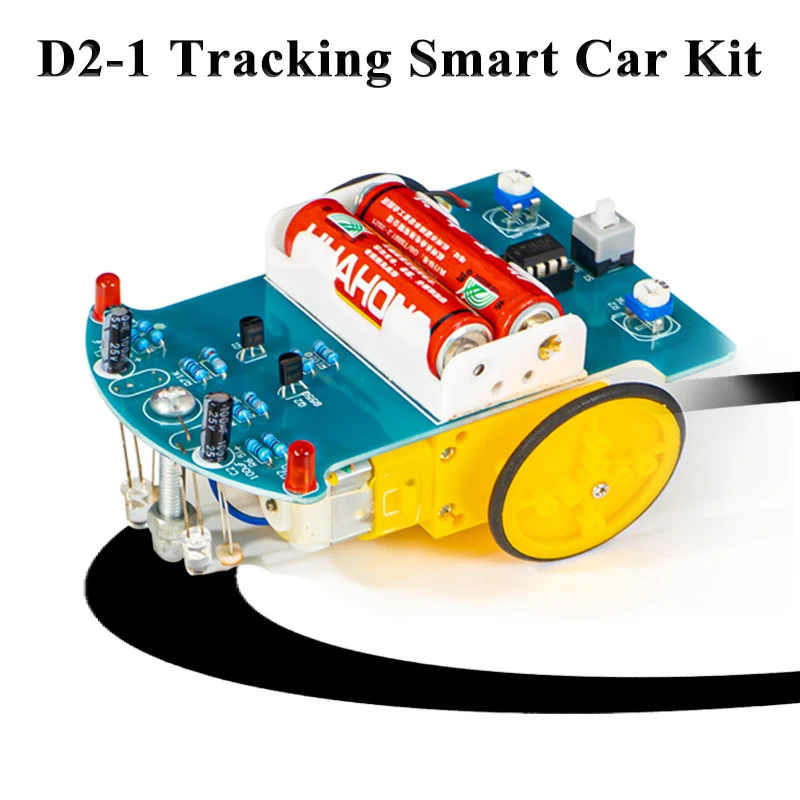 Smart Robot Car DIY Kits D2-1 Intelligent Tracking Line  Automobile Parts Electronic Toy Spart Parts