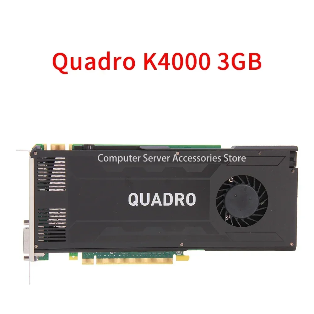 Original for Quadro K4000 3GB Professional Graphics Card For 2D Design 3D Modeling Rendering 4K HD Graphics Operation Card