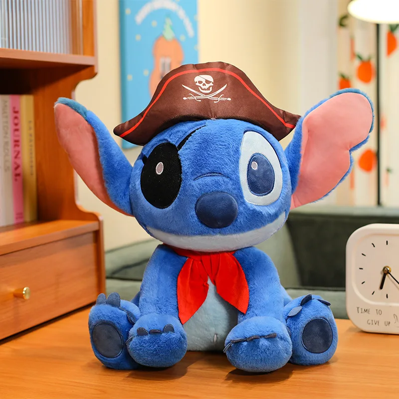 

30cm Pirate Stitch Plush Toy Lilo & Stitch Stuffed Doll Soft Cartoon Anime Figure Cute Birthday Gift Home Decor