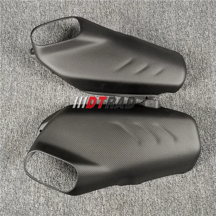 For Ducati Streetfight V4 /S,Panigale V4 /S /R,Motorcycle Real Carbon Fiber Bottom Exhaust Pipe Anti-scald Cover