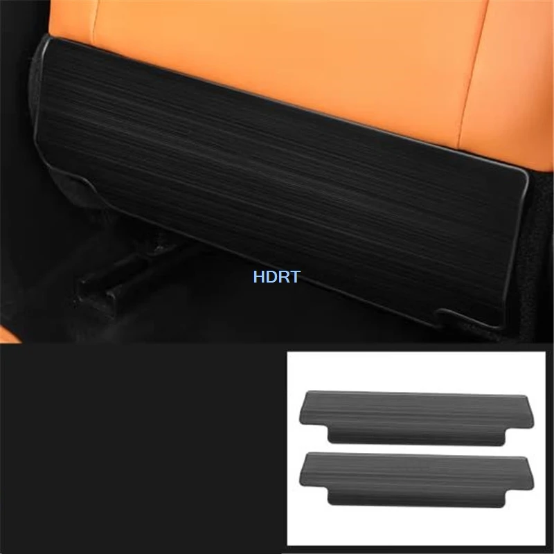 Car Styling 45.5CM Seat Guard Protector Anti Plate With logo Kick Board Cover Trim For Great Wall GWM Haval Raptor B26 2023 +