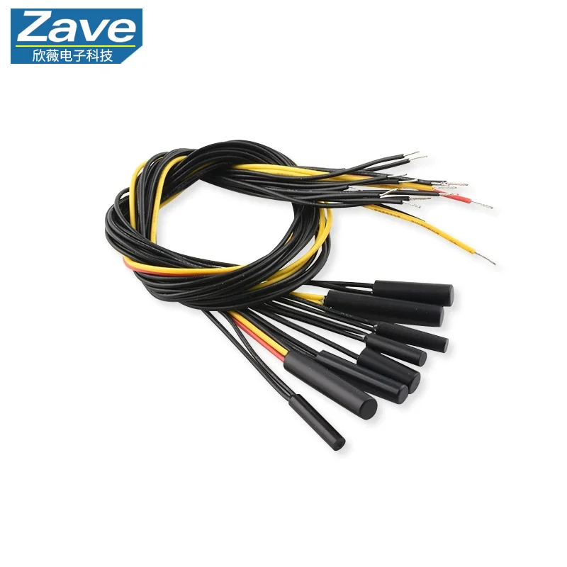 GPS-01 Embedded Proximity Switch - Mini Magnetic Control Switch, Plastic-Sealed with Wire, NO Reed Switch