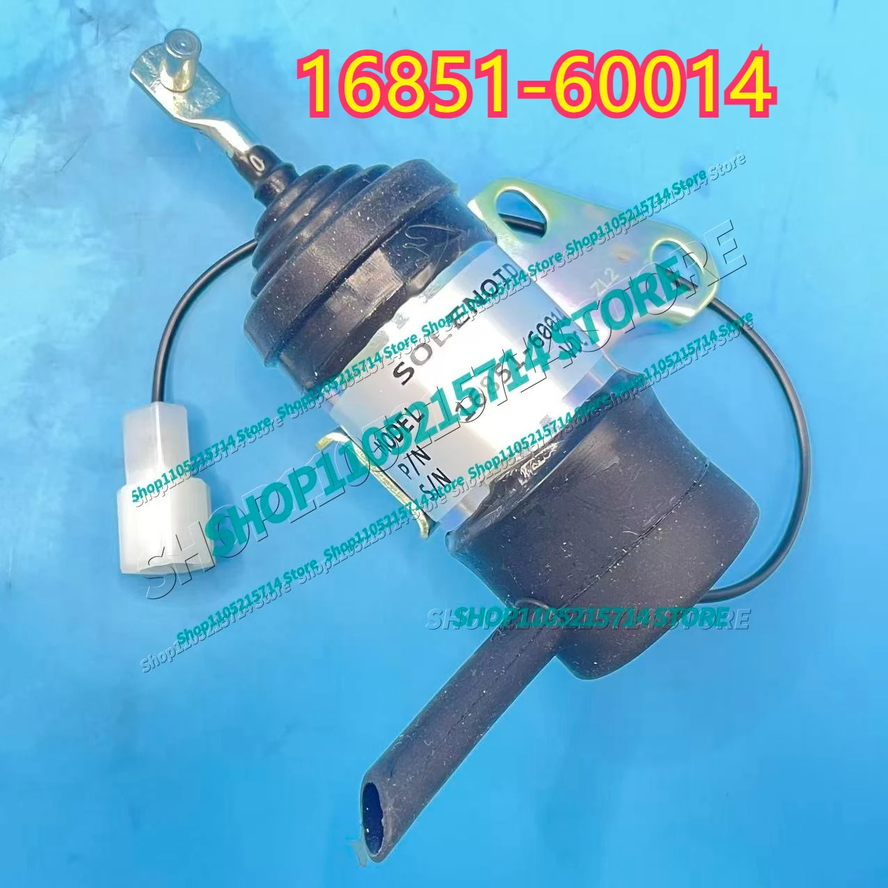 

16851-60014 Stop Solenoid Valve 12V New 16851-60012 16851-60014 for Kubota BX1800D BX1830D Tractor D722 Engine
