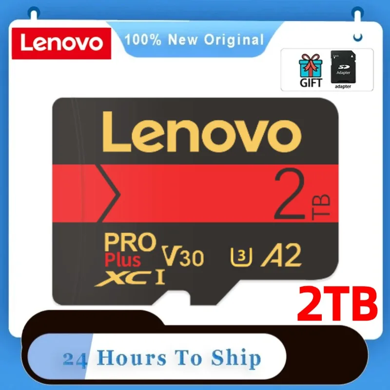 Karta pamięci Lenovo 2TB Class 10 SD 128GB Micro TF SD Card 1TB 512GB wodoodporna karta pamięci o dużej prędkości do przełącznika nintendo