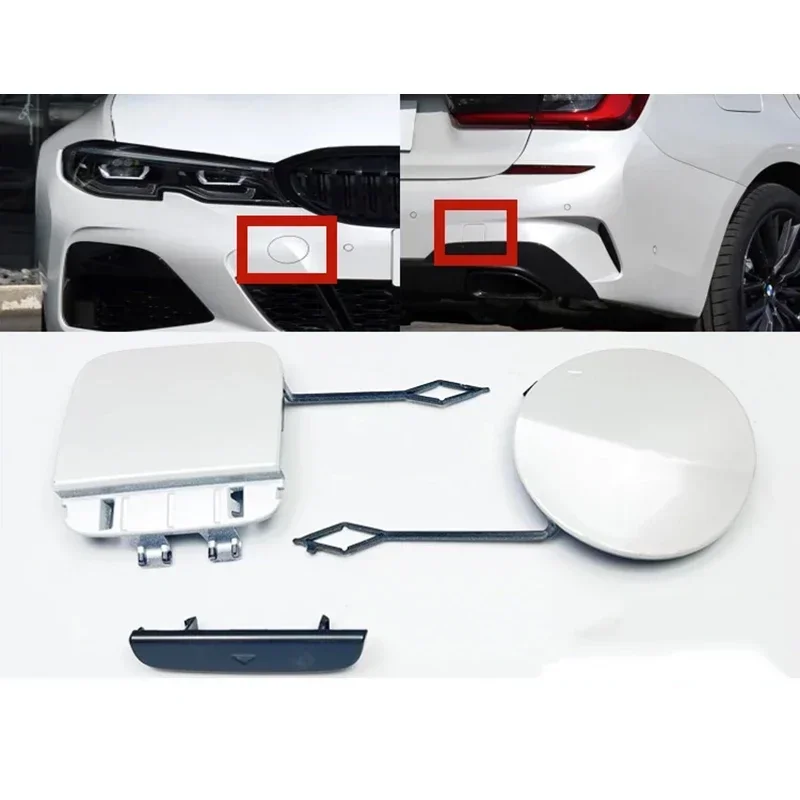 

Auto Front Rear Bumper Tow Hook Cap Cover for BMW 3 Series G20 G28 2020 2021 2022