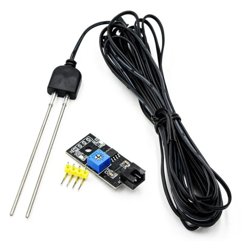 Soil Moisture Sensor Detector Module Soil Moisture Test Soil Humidity Test Corrosion Resistance Probe for Arduino