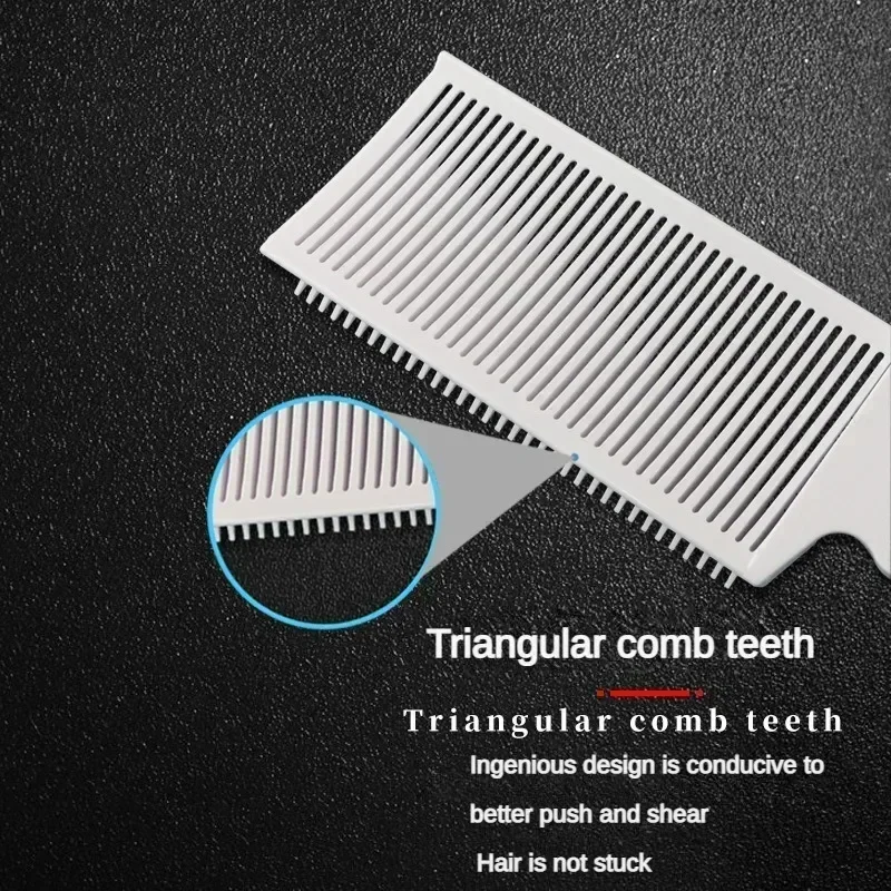 1 Pcs Fading Comb Professional Barber Blending Flat Top Hair Cutting Comb for Men Heat Resistant Fade Brush Haircut Comb DIY