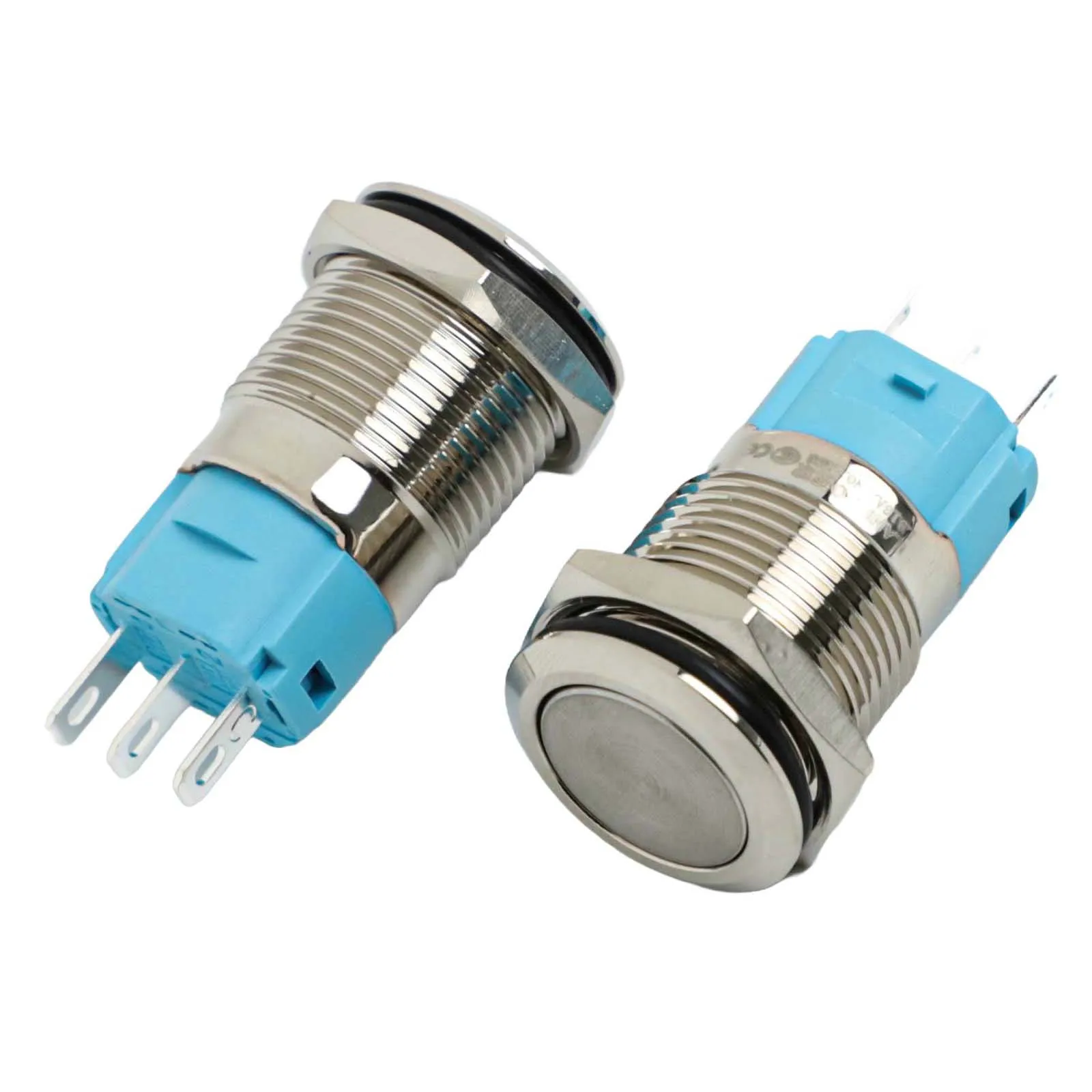 Working Temperature -40 80 16mm Flat Head Switch 300,000 Mechanical Life Suitable For Multiple Projects For Household Appliances