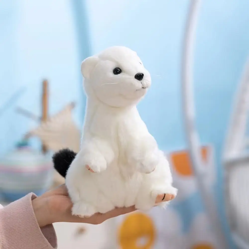 Creative Stuffed Weasel Rat Realistice Lovely Cartoon Weasel Cartoon Simulation Animals Ferret For Boys And Girls