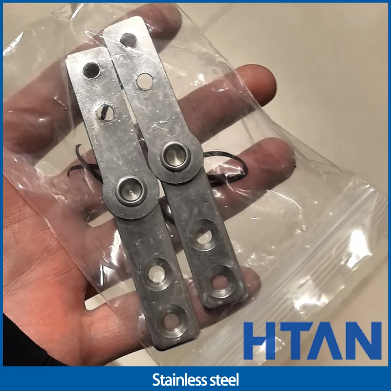 

2pcs Stainless Steel Damping Hinge 360 Degree Rotation Positioning For Arbitrary Stop Torque Hinge Of Equipment Instrument Shaft