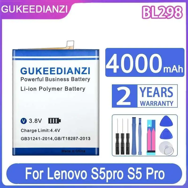 

For Lenovo S5pro S5 Pro 4000Mah Stable BL298 Mobile Phone Battery