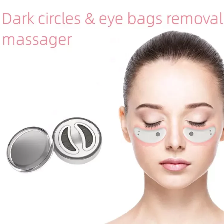 Portable Dark Circle Bag Under Eye Wrinkle Remove EMS Microcurrent LED Eye Care Therapy Patch Device