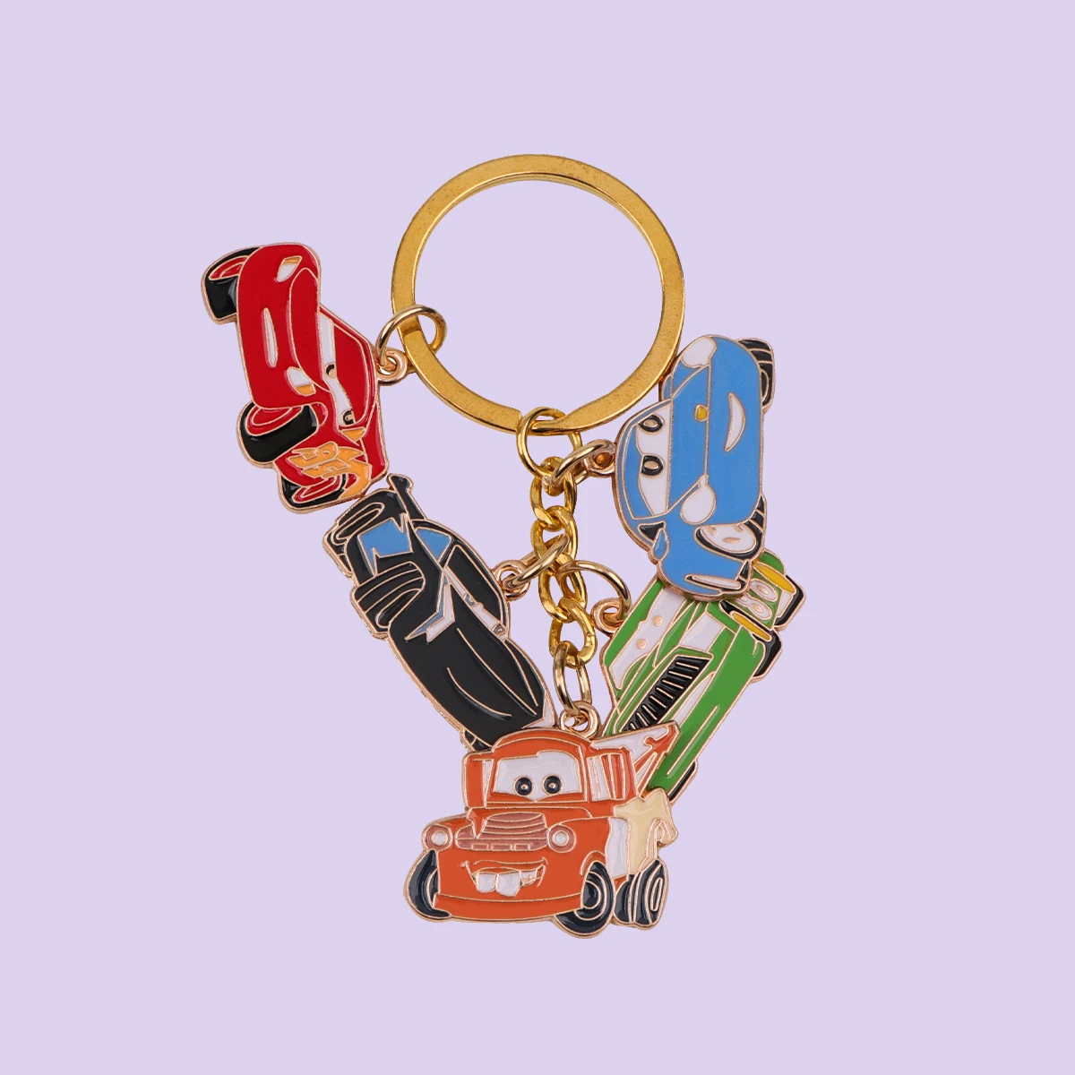 

Racing Car Metal Keychain Funny Cartoon Motorcycle Car Key Chain Backpack Men Women Accessories Fashion Keyring Gifts for Friend