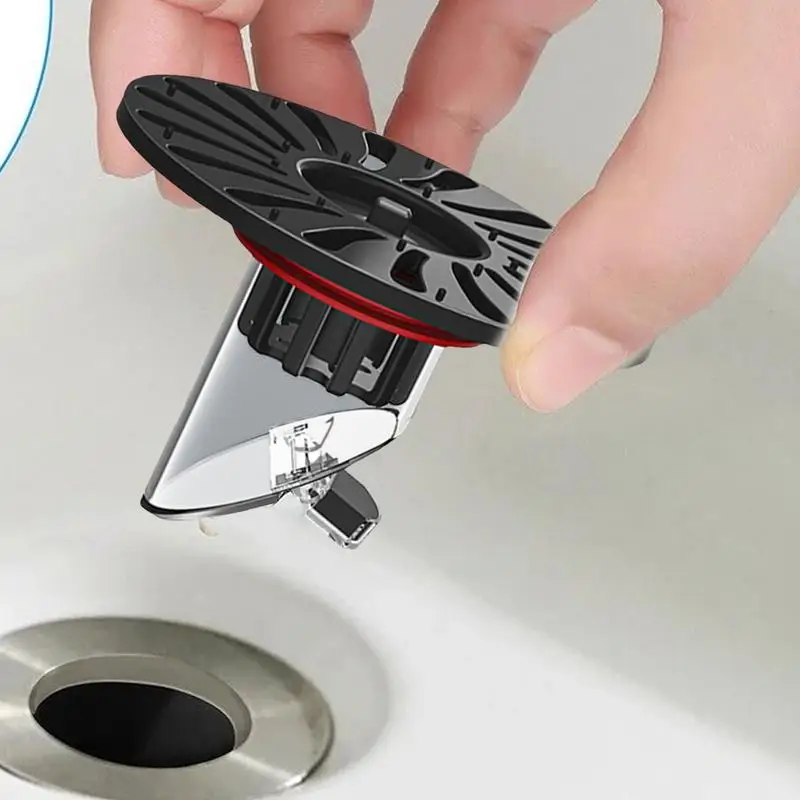 Sink Stopper Kitchen Drain Sink Stopper Filter Drain Catcher Bathroom Drain Stopper Sink Plugs Hair Catcher Odor Filter For