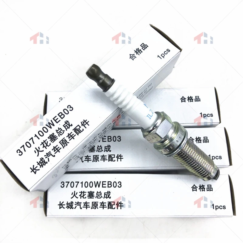 3707100WEB03 4pieces/set Spark plug for Great Wall NEW HAVAL H6 2022 F7 F7X F5 H4 GW4B15 1.5T displacement Original accessories