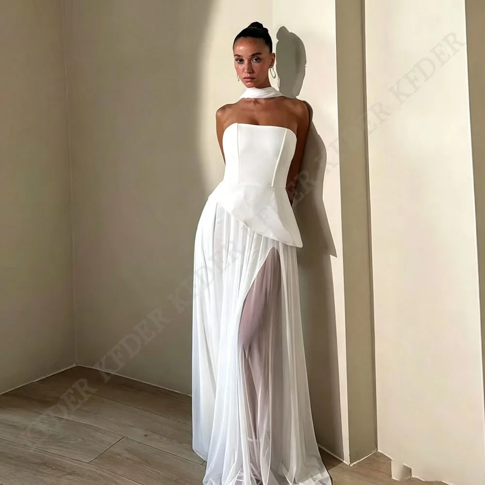 Luxurious Sky Blue Women's Evening Dresses for Special Occasions A Line Dress Elegant Luxury Designer Evening Clothes Shawl view 4