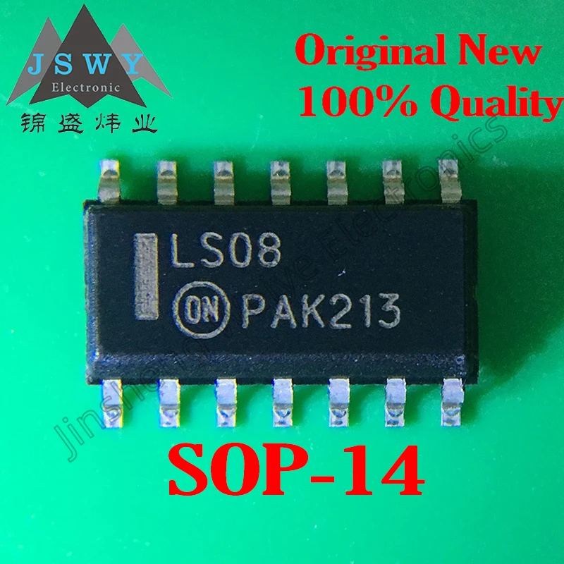 

5~10PCS MC74LS08DR2 MC74LS02DR2 LS08 LS02 SMD SOP14 Logic Chip Electronic IC 100% Brand New Free Shipping