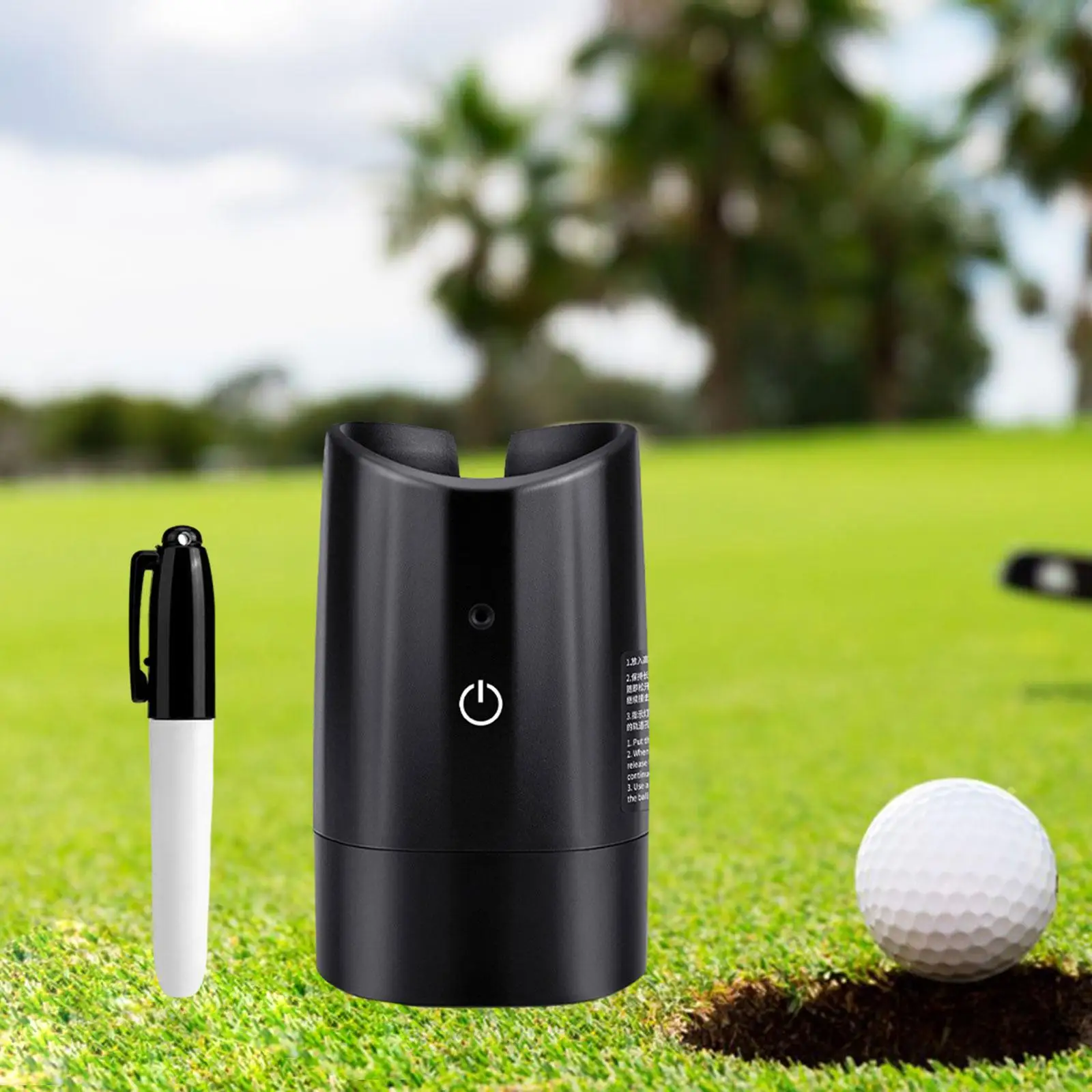 

Golf Ball лайнер для рисования Ball находит центральный шар маркер Прочный Мульти шаблон для рисования Многофункциональный рисунок Шаровой Зажим Электрический