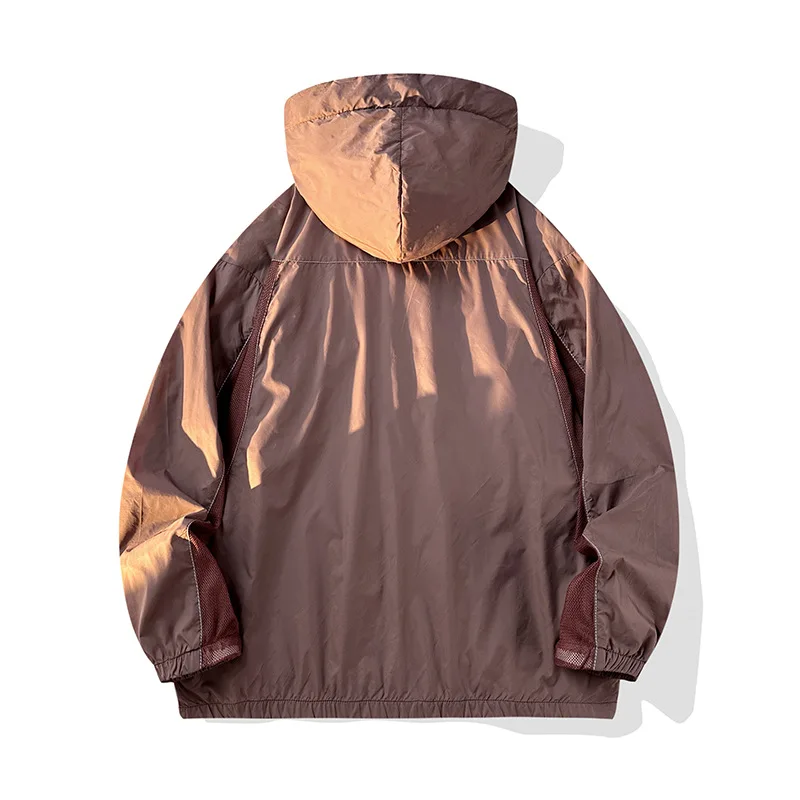 Veste d'été à capuche pour homme, protection contre les UV solaires, vêtements de pêche et de chasse, imperméable, séchage rapide, coupe-vent