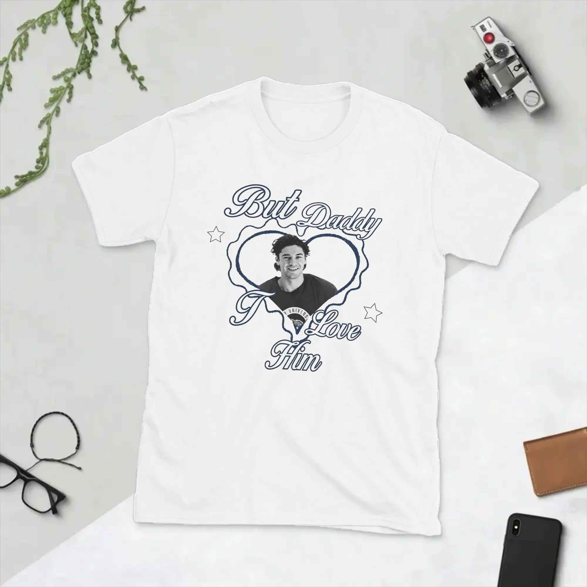 T-shirts pour hommes Off Campus But Daddy I Love Him, vêtements 100% coton, t-shirts à manches courtes et col rond, T-Shirt d'été