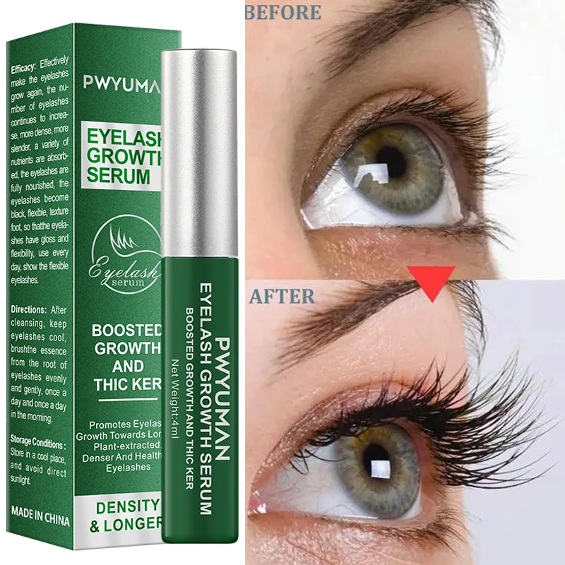 Siero per la crescita rapida delle ciglia 7 giorni Natural Eyelash Eyebrow Enhancer ciglia più piene più spesse prodotti per il trattamento del trucco per la cura degli occhi