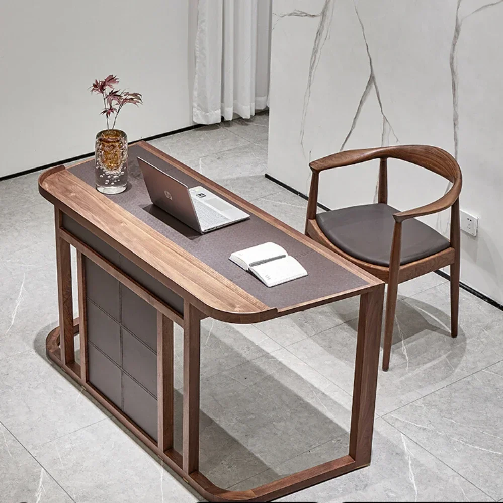 

Desk Italian Light Luxury Study Study Table Solid Wood Desk Home Desk