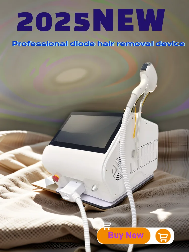 

2025 Alexandrite Ice Platinum Laser Epilator Professional 4 Wavelength Diode Laser Machine Permanent Hair Remover For Woman