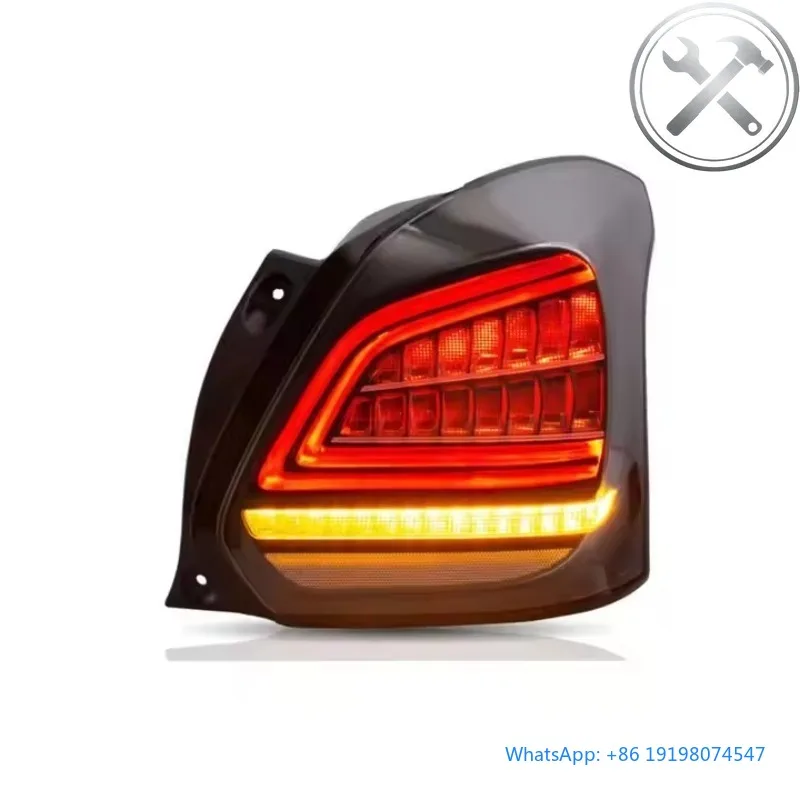 

2017-Up Compact Car ABS Material Plug And Play Full LED Taillights Assembly 6000K Cool White Waterproof Auto Spare Parts