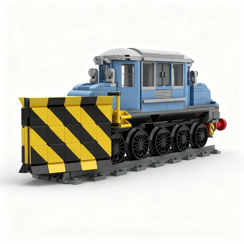 432pcs MOC Snowplough Train Model Building Blocks Construction Creative Idea DIY Christmas Gifts Education Toy Brick Birthday