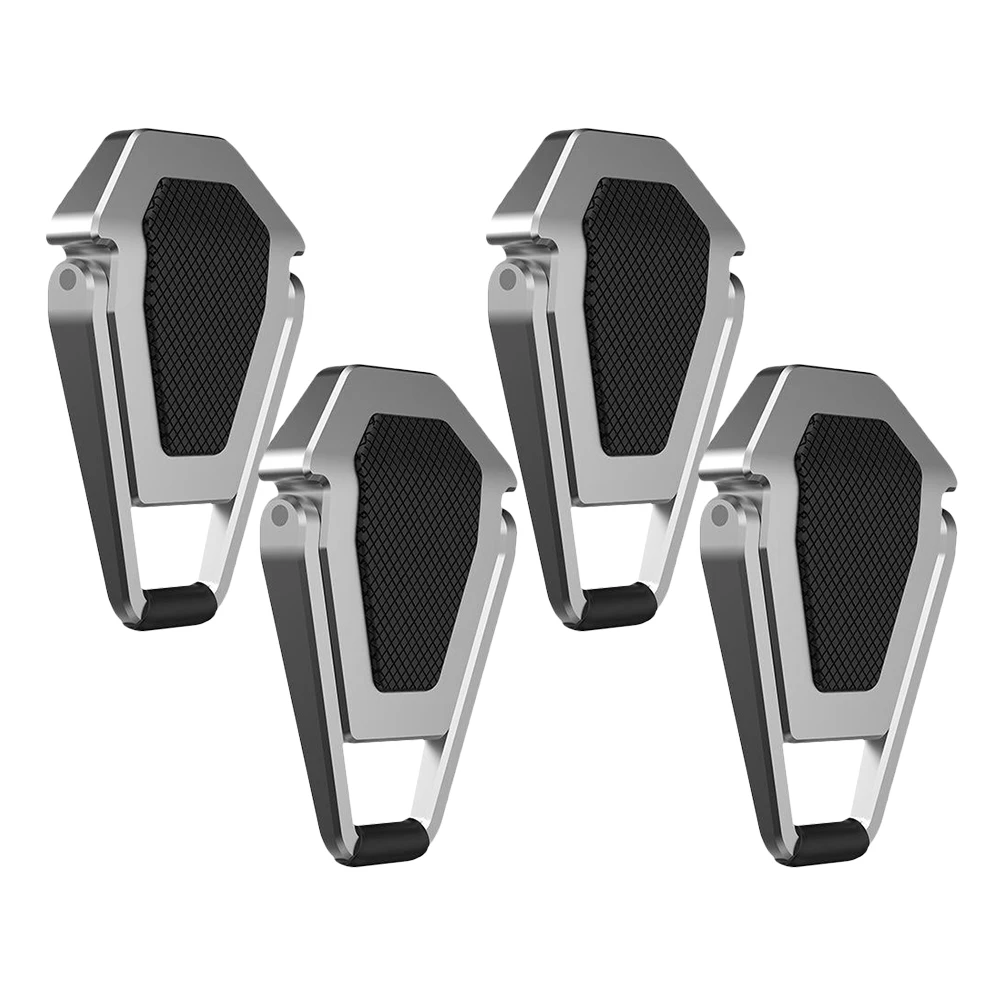 

4 Pcs Laptop Stand Foldable Cooling Riser Desk Feet Desktop Computer Keyboard Aluminum Alloy Mount