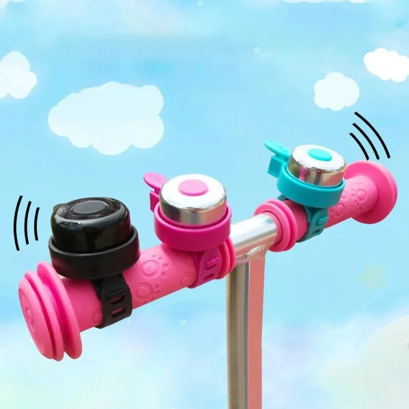Chikdren\'s Bicycle Bell Alloy Horn Loud Sound Alarm Warning Kids Bike Bell Handlebar Horn Children Bike Cycling Accessories