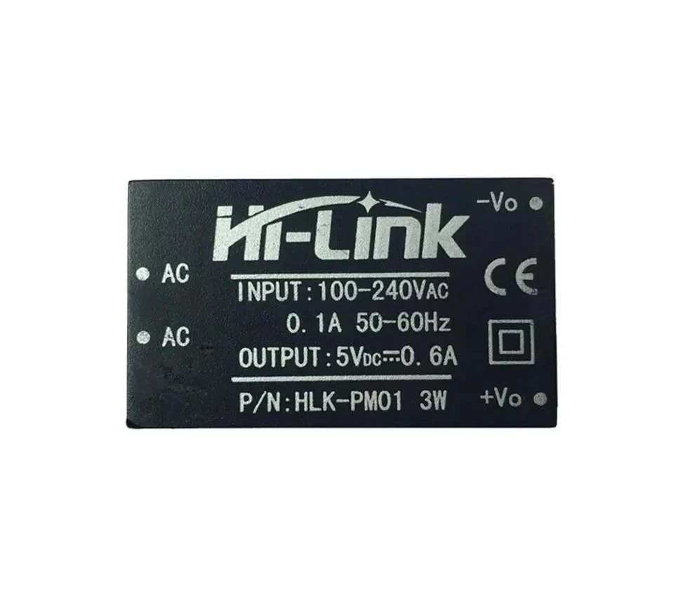

220V adjustable step-down HLK-PM01Hi Link 5V 600mA (3W) isolated switch power supply