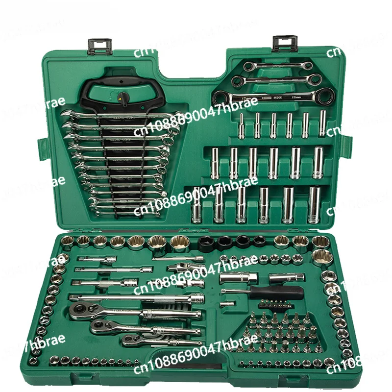 150 Pieces of Combination Socket Ratchet Wrench for Car Maintenance Tools