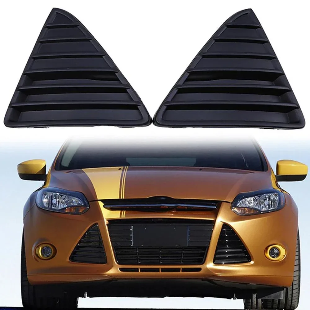 

Car Lower Front Bumper Racing Grille For Ford Focus 2012-2015 BM51-17K947-AE / BM51-17K946-AE Mesh Cover Black Car Styling