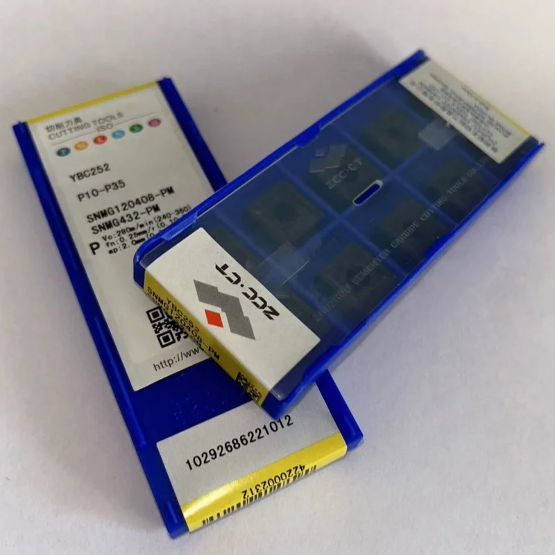 

SNMG120404-PM YBC252/SNMG120408-PM YBC252/SNMG120412-PM YBC252 твердосплавные пластины для токарного инструмента с ЧПУ, 10 шт.