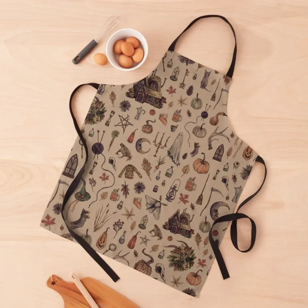 

Rustic Brown Cozy Crone Apron For Cooking Things For Home And Kitchen kitchen gadgets kitchen clothes Apron