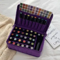 Essential Oil Case 38 Slots 5ML 10ML 15ML Perfume Oil Essential Oil Box Travel Portable Carrying Holder Nail Polish Storage Bag