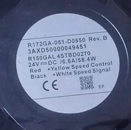 Brand New Original R172GA-051-D0550 3Xd50000049451 24V 6.6A 158.4W Imported Fan 0879Qj92 Fast Delivey