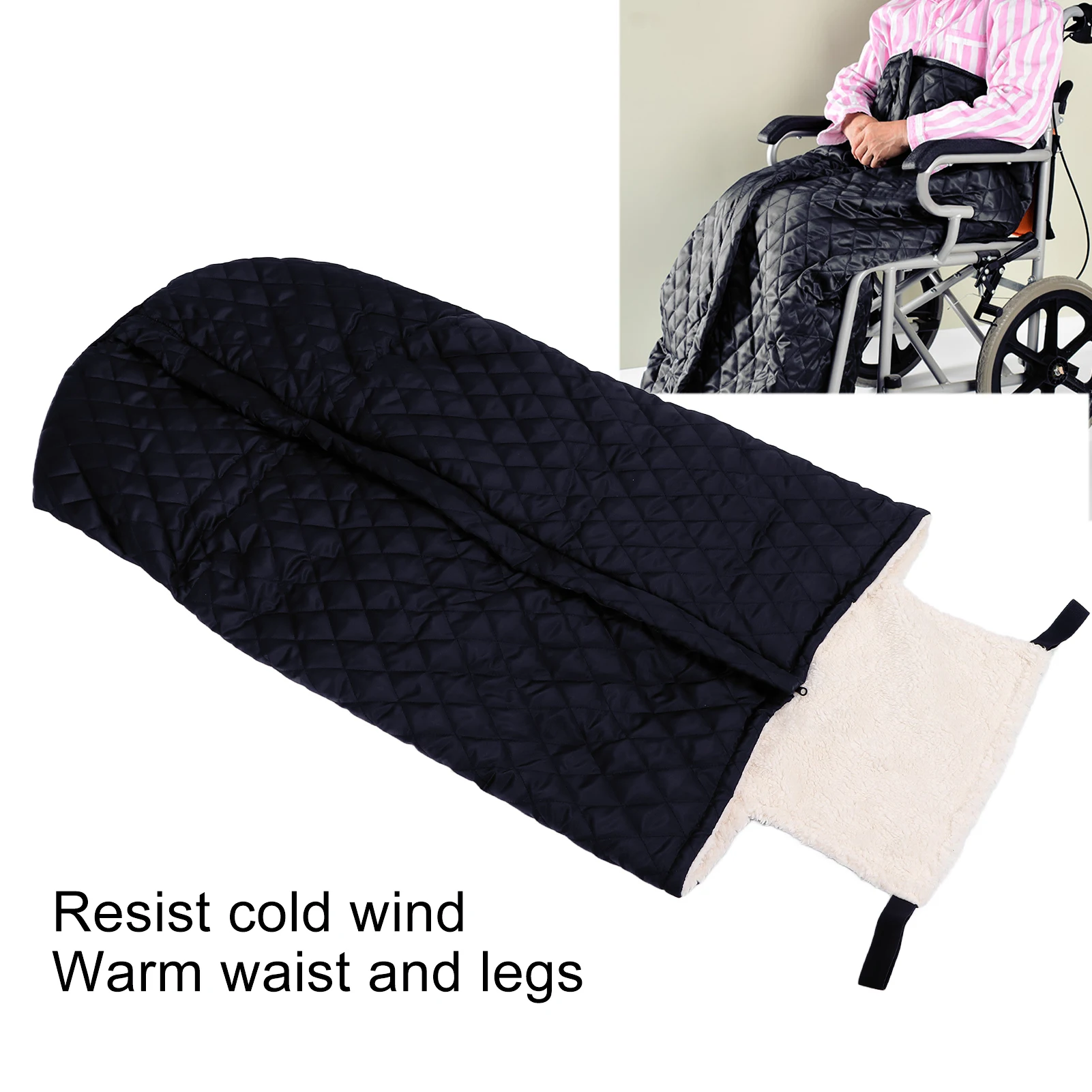 Wheelchair Warm Blanket Thicken Warm Wheelchair Fleece Wrap Blanket Accessories for The Aged Patient