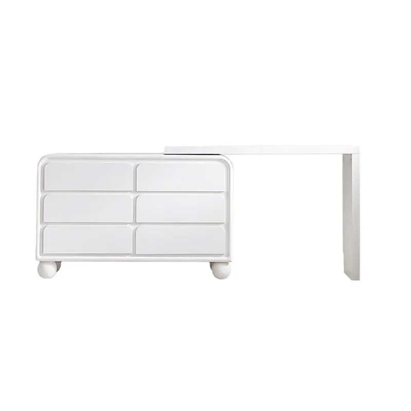 

Cream wind dresser, bedroom, bedside cabinet, modern simple storage, corner six-chest cabinet, telescopic integration