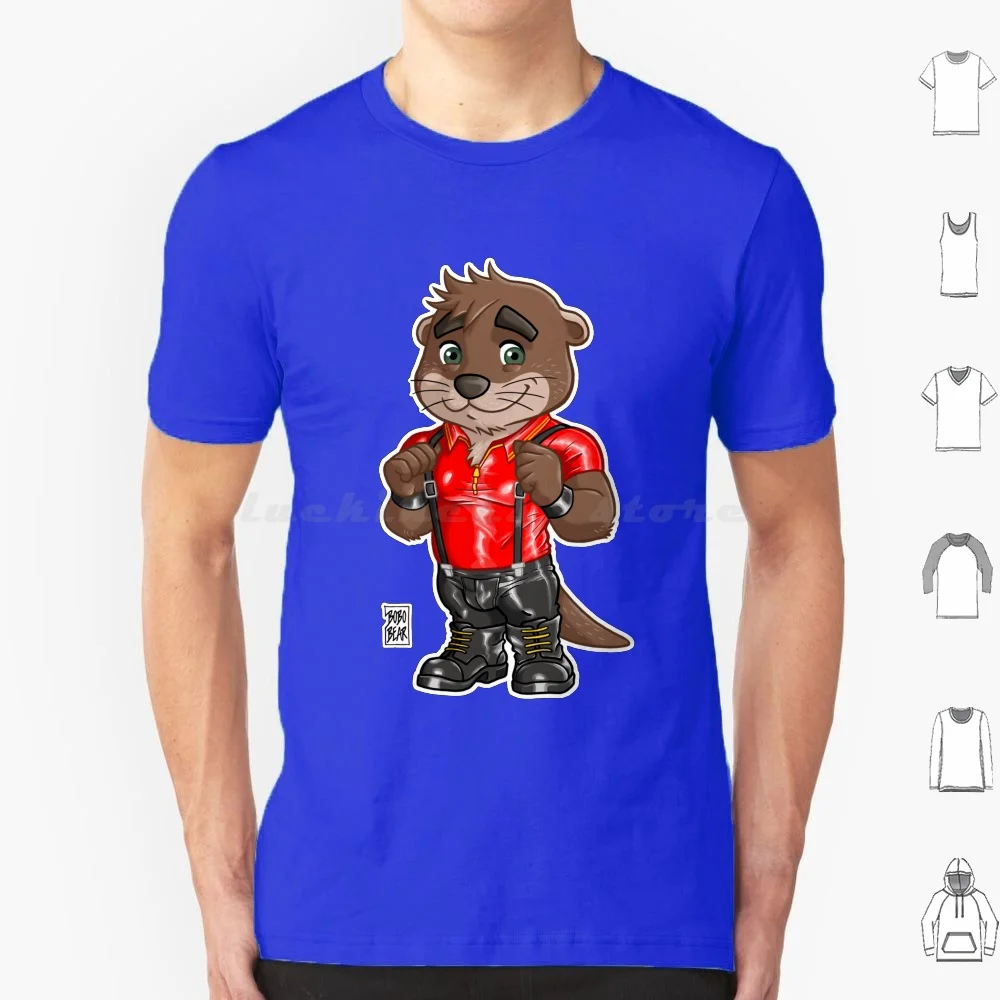 Rubber Otter-Bearzoo Series T Shirt 6xl Cotton Cool Tee Bobobear Bobobearart Bobo Bear Bear Bear Week Bear Weekend Otter Bear